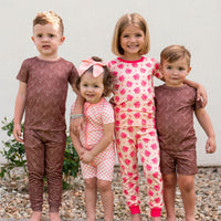 LIGHT PINK + WHITE CHECKER | SHORT ZIPPER ONE PIECE