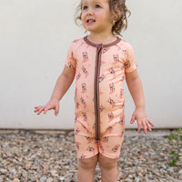 COWGIRL BOOTS | SHORT ZIPPER ONE PIECE