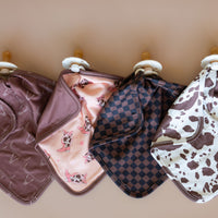 BLACK + BROWN MINI CHECKER | LOVIE