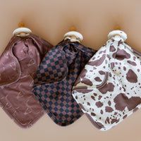 BLACK + BROWN MINI CHECKER | LOVIE