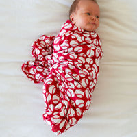 RED + WHITE BASEBALL | SWADDLE