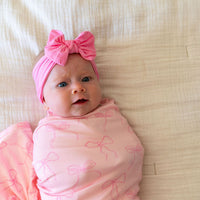 PINK BOWS | SWADDLE