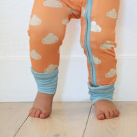 STARRY CLOUDS | SHORT SLEEVE ZIPPER ONE PIECE