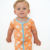 STARRY CLOUDS | SHORT ZIPPER ONE PIECE