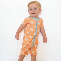 STARRY CLOUDS | SHORT ZIPPER ONE PIECE