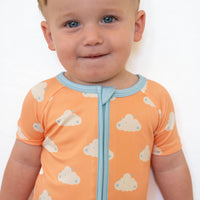 STARRY CLOUDS | SHORT ZIPPER ONE PIECE