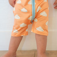 STARRY CLOUDS | SHORT ZIPPER ONE PIECE