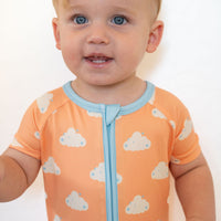 STARRY CLOUDS | SHORT ZIPPER ONE PIECE