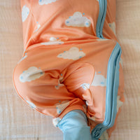 STARRY CLOUDS | SHORT SLEEVE ZIPPER ONE PIECE