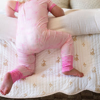 PINK BOWS | SHORT ZIPPER ONE PIECE