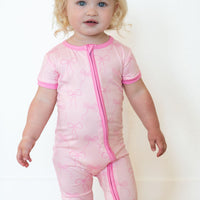 PINK BOWS | SHORT ZIPPER ONE PIECE