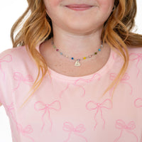 PINK BOWS | RUFFLE SLEEVE DRESS