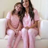 PINK BOWS | SHORT SLEEVE