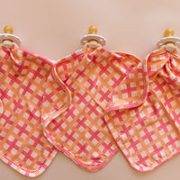 CORAL + ORANGE GINGHAM | LOVIE