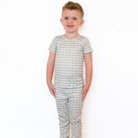 MUTED GREEN PLAID | SHORT SLEEVE