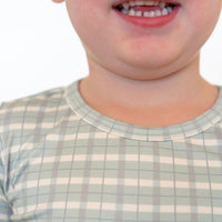 MUTED GREEN PLAID | SHORT SLEEVE