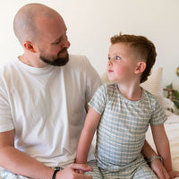 MUTED GREEN PLAID | SHORT SLEEVE