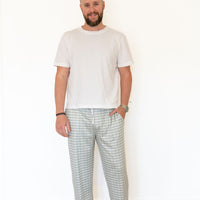 MUTED GREEN PLAID | MEN'S PANTS