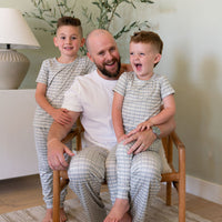 MUTED GREEN PLAID | SHORT SLEEVE