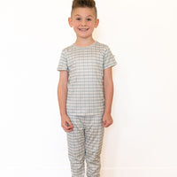 MUTED GREEN PLAID | SHORT SLEEVE