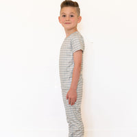 MUTED GREEN PLAID | SHORT SLEEVE