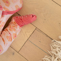 CORAL + ORANGE FLORAL | ZIPPER ONE PIECE