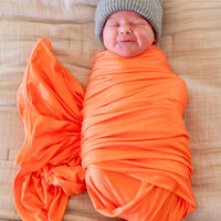 BRIGHT NEON ORANGE SOLID | SWADDLE