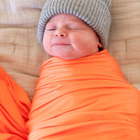 BRIGHT NEON ORANGE SOLID | SWADDLE