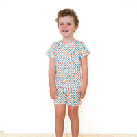 RAINBOW MINI CHECKER | SHORT SET