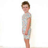 RAINBOW MINI CHECKER | SHORT SET