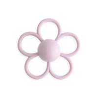 DAISY RATTLE TEETHER | SOFT LILAC