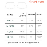 USA MINI CHECKER | SHORT SET