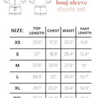 PINK + RED CHECKER | WOMEN'S LONG SLEEVE SHORTS SET