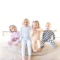 LIGHT PURPLE + WHITE CHECKER | LONG SLEEVE