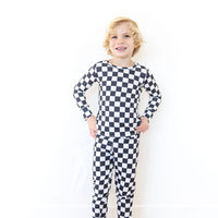 BLACK + WHITE CHECKER | LONG SLEEVE