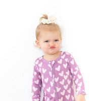 PURPLE HEARTS | ZIPPER ONE PIECE