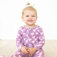 PURPLE HEARTS | ZIPPER ONE PIECE