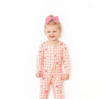 VALENTINE GRID | ZIPPER ONE PIECE