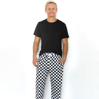BLACK + WHITE CHECKER | MEN'S PANTS