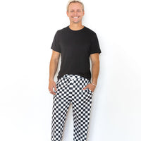 BLACK + WHITE CHECKER | MEN'S PANTS