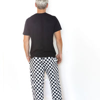 BLACK + WHITE CHECKER | MEN'S PANTS