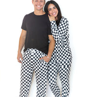 BLACK + WHITE CHECKER | MEN'S PANTS