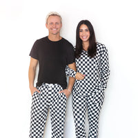 BLACK + WHITE CHECKER | WOMEN'S LONG SLEEVE