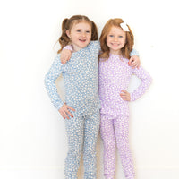 PURPLE + WHITE FLORAL | LONG SLEEVE