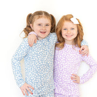 PURPLE + WHITE FLORAL | LONG SLEEVE