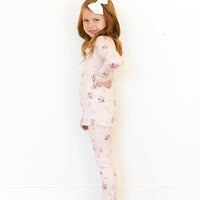 PALE LAVENDER + BLUE FLORAL | LONG SLEEVE