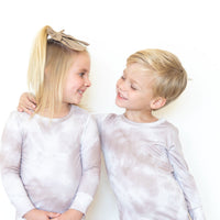 TAUPE + OFF WHITE TIE DYE | LONG SLEEVE