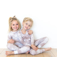 TAUPE + OFF WHITE TIE DYE | LONG SLEEVE