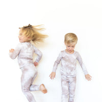 TAUPE + OFF WHITE TIE DYE | LONG SLEEVE