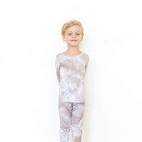 TAUPE + OFF WHITE TIE DYE | LONG SLEEVE